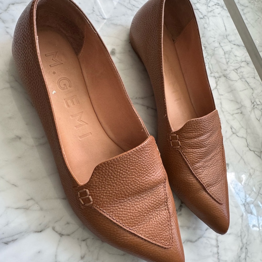 M. Gemi Tan Leather - The Gia - size 38